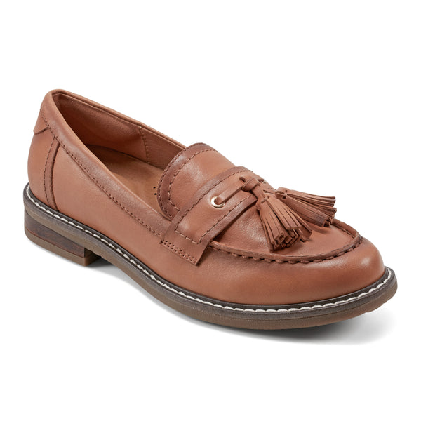 easy spirit Janelle Casual Loafers Brown Leather