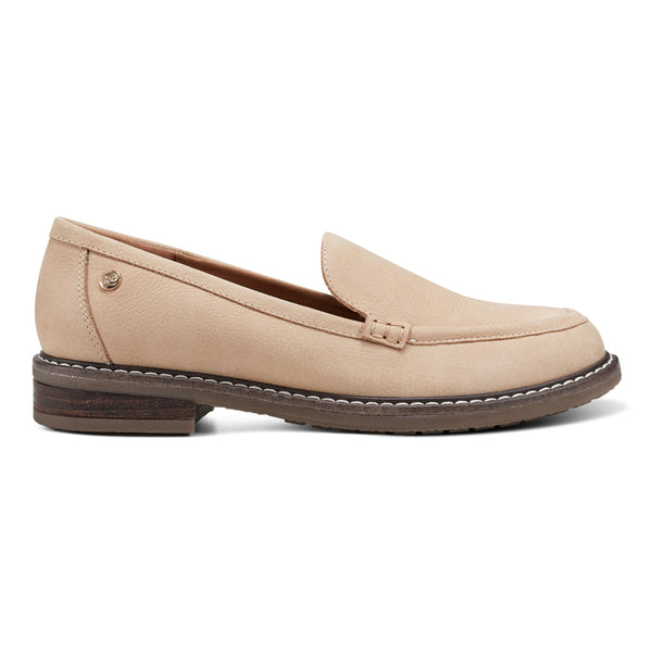 Easy Spirit Jaylin Casual Loafers Natural Leather