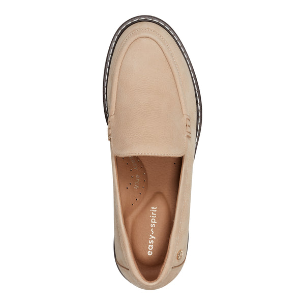 Easy Spirit Jaylin Casual Loafers Natural Leather