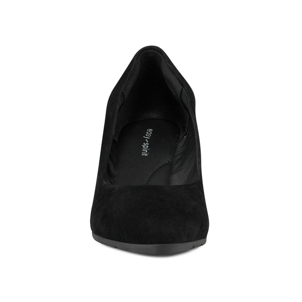 Easy Spirit Jinger Dress Wedges Black Suede