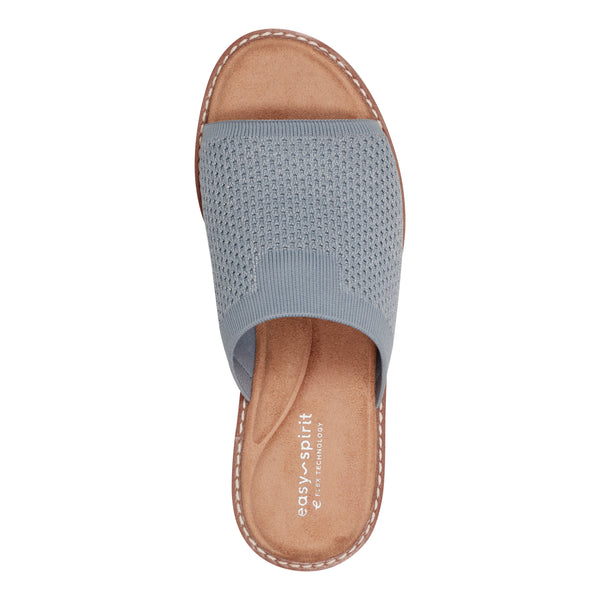 Easy Spirit Julisa Flat Sandals Light Blue