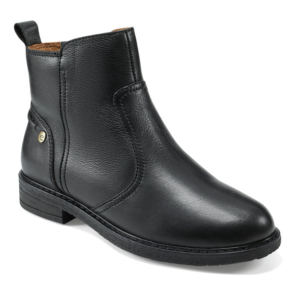 easy spirit Juna Casual Booties Black Leather