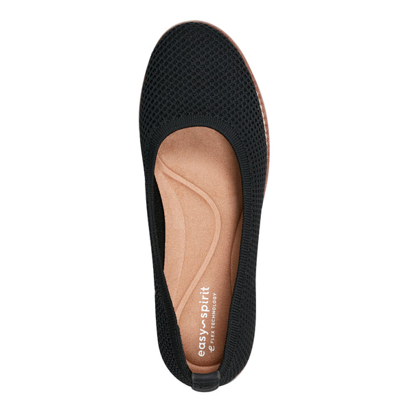 Easy Spirit Kellina Casual Slip On Flats Black