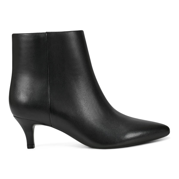 Easy Spirit Laina Dress Booties Black Leather