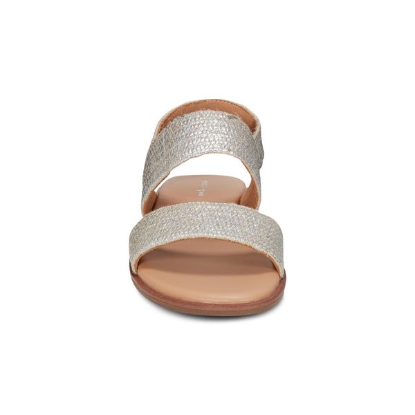 Easy Spirit Lana Flat Sandals Silver