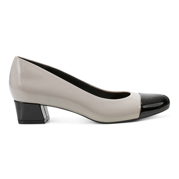 Easy Spirit Libie Dress Pumps Grey Patent Leather