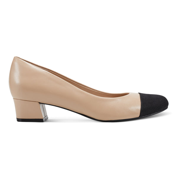 Easy Spirit Libie Dress Pumps Natural Leather
