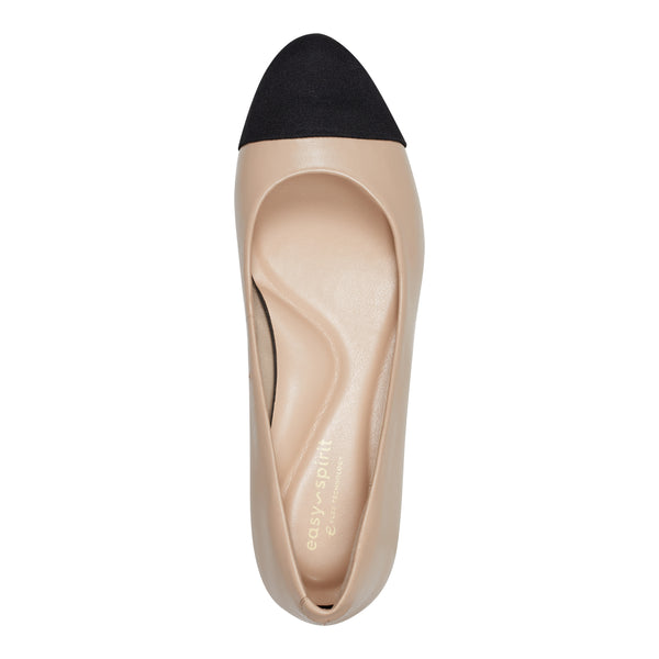 Easy Spirit Libie Dress Pumps Natural Leather