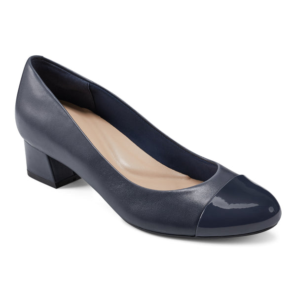 easy spirit Libie Dress Pumps Navy Leather