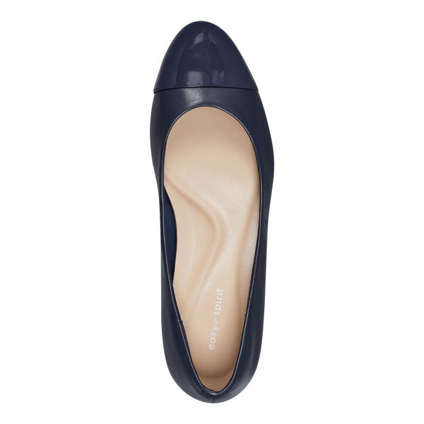 Easy Spirit Libie Dress Pumps Navy Leather