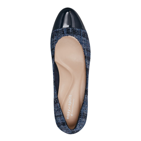 Easy Spirit Libie Dress Pumps Navy Tweed