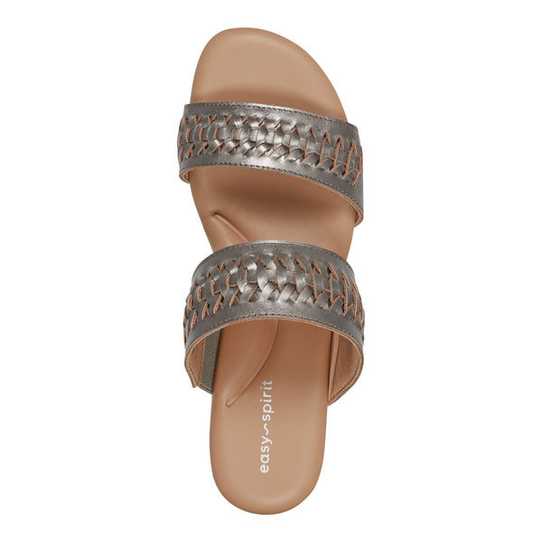 Easy Spirit Lillia Platform Wedge Sandals Gold