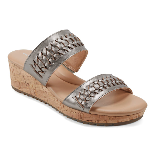easy spirit Lillia Platform Wedge Sandals Gold