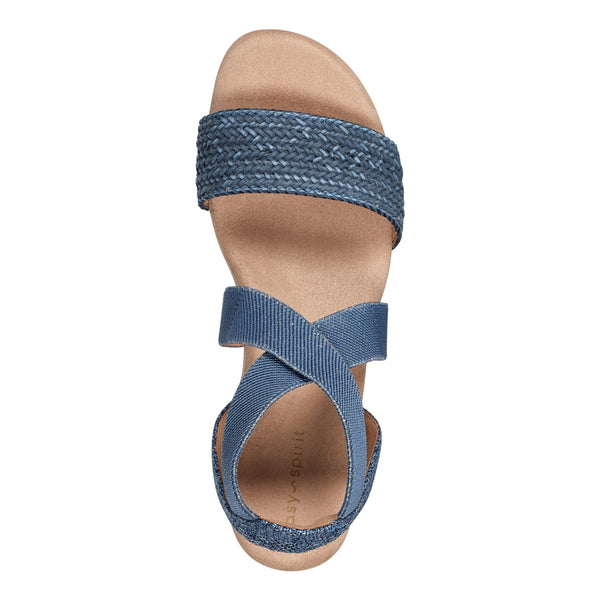 Easy Spirit Lorena Wedge Sandals Denim