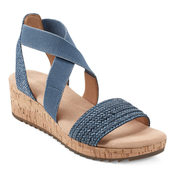 easy spirit Lorena Wedge Sandals Denim