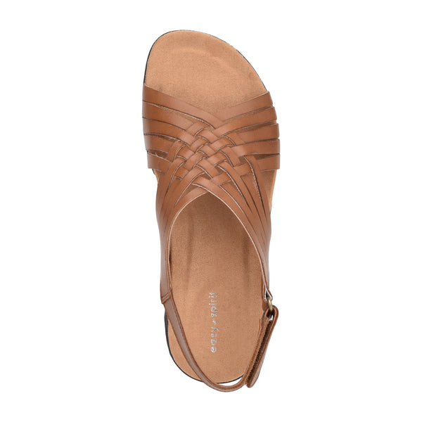 Easy Spirit Mar Sandals Brown Leather