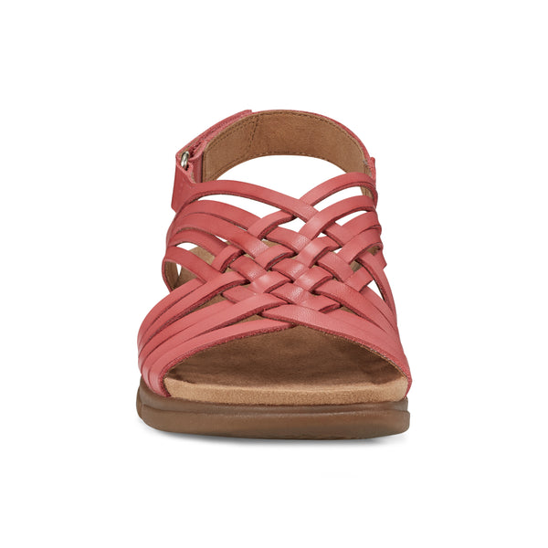 Easy Spirit Mar Sandals Coral Leather