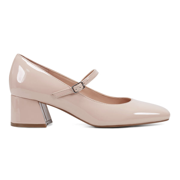 Easy Spirit Marlay Mary Jane Pumps Natural Patent
