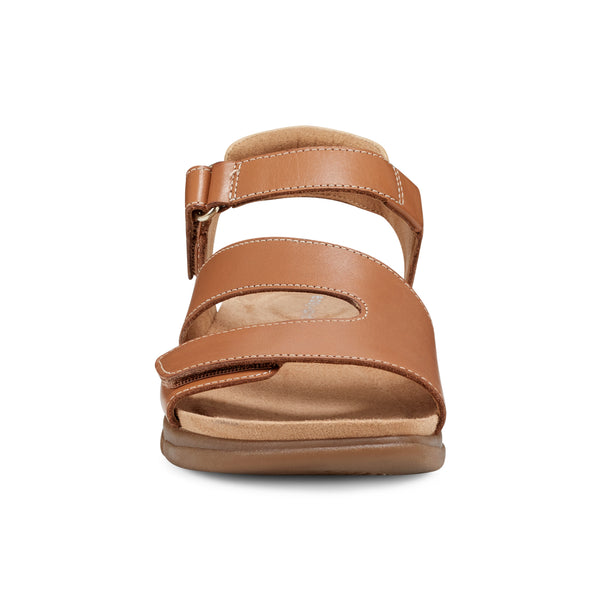 Easy Spirit Mavey Casual Sandals Brown Leather