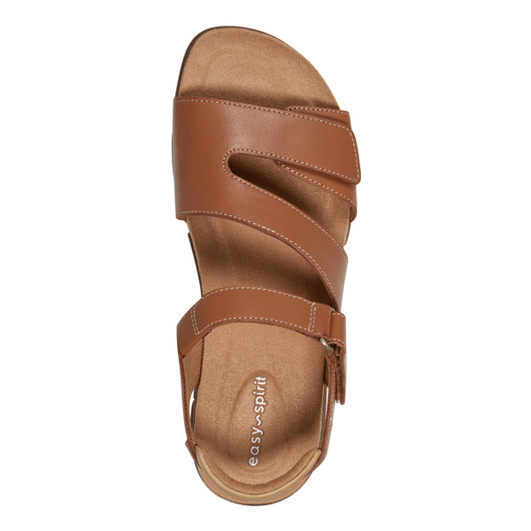 Easy Spirit Mavey Casual Sandals Brown Leather