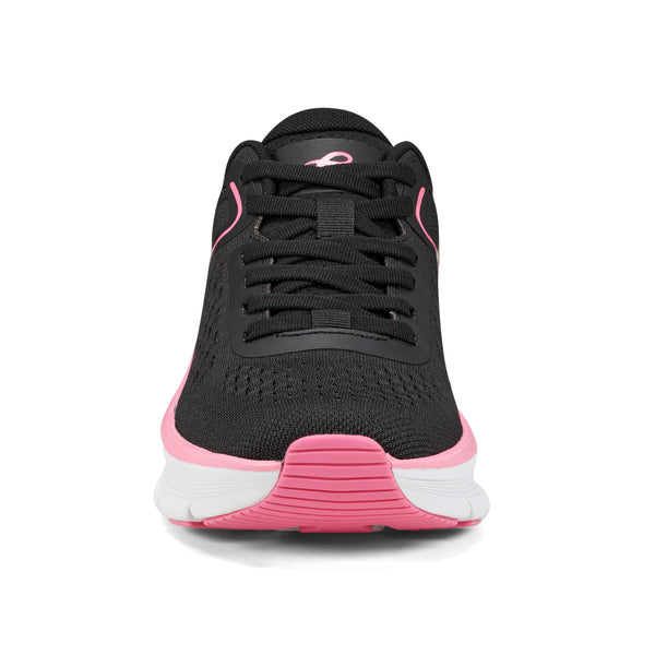 Easy Spirit Maxine EMOVE Walking Shoes Black/Pink