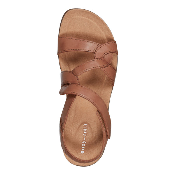 Easy Spirit Minny Casual Sandals Brown Leather