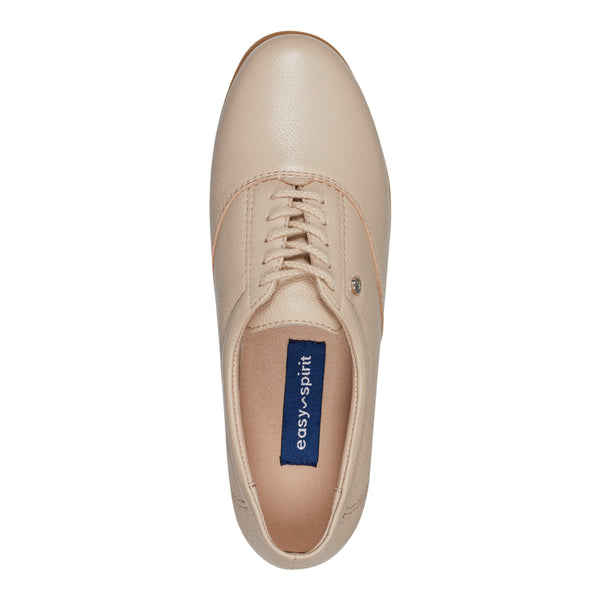 Easy Spirit Motion Leather Oxfords Natural Leather