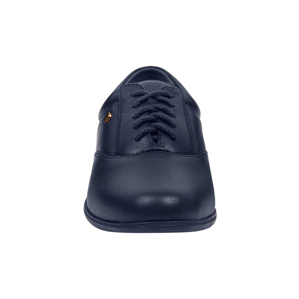 Easy Spirit Motion Leather Oxfords Navy Leather