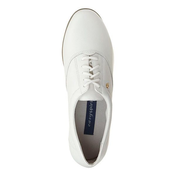 Easy Spirit Motion Leather Oxfords White Leather