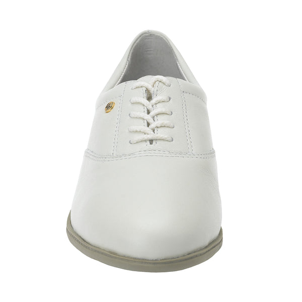 Easy Spirit Motion Leather Oxfords White Leather