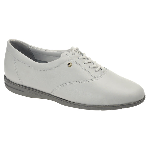 Easy Spirit Motion Leather Oxfords White Leather