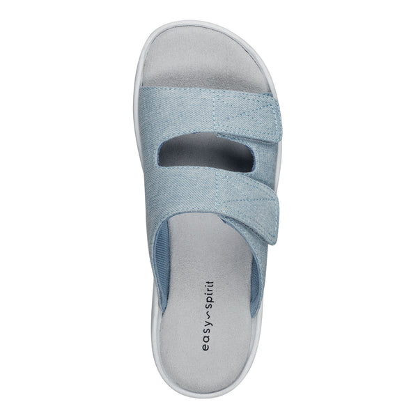 Easy Spirit Red Slip On Sandals Denim