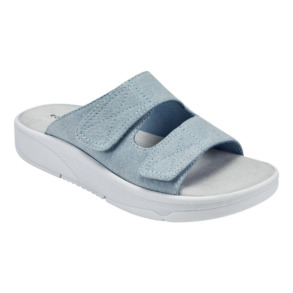 Easy Spirit Red Slip On Sandals Denim