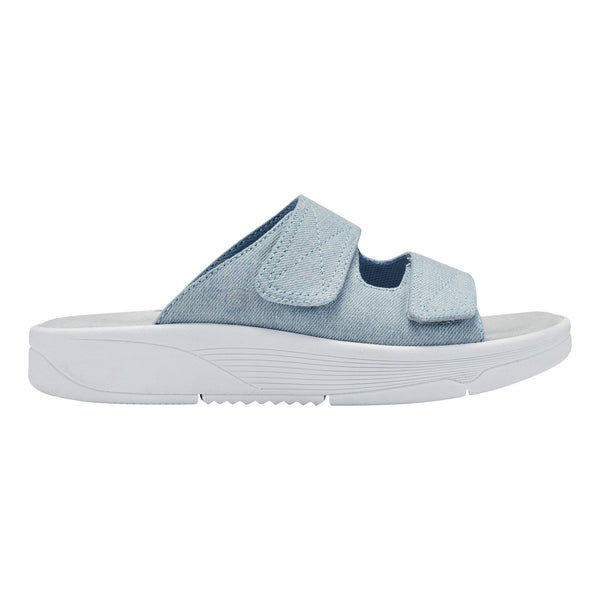 Easy Spirit Red Slip On Sandals Denim