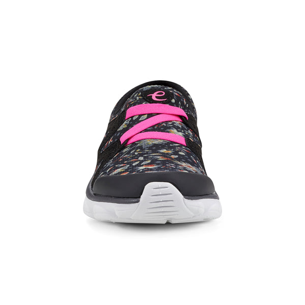 Easy Spirit Riptide Clogs Black Floral