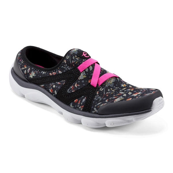 easy spirit Riptide Clogs Black Floral
