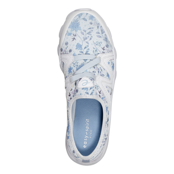 Easy Spirit Riptide Clogs White/Blue Floral