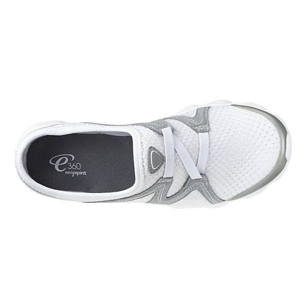 Easy Spirit Riptide Clogs White Fabric