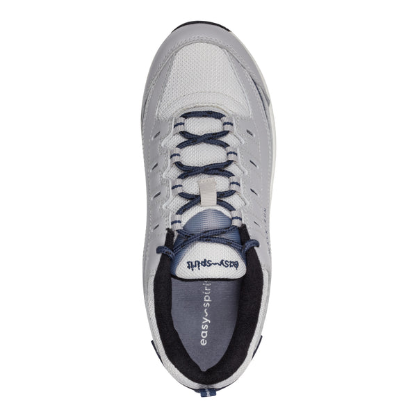 Easy Spirit Romy Walking Shoes Grey Leather