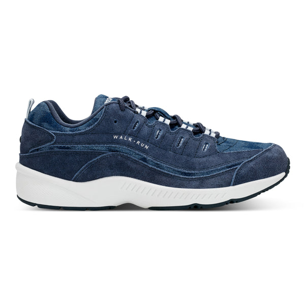Easy Spirit Romy Walking Shoes Navy/Denim Suede