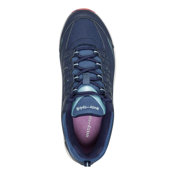 Easy Spirit Romy Walking Shoes Navy Leather