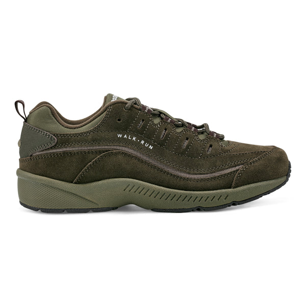 Easy Spirit Romy Walking Shoes Olive Suede