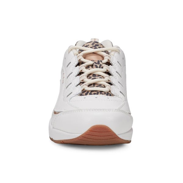 Easy Spirit Romy Walking Shoes White Leopard