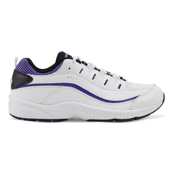 Easy Spirit Romy Walking Shoes White/Purple