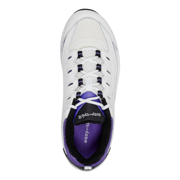 Easy Spirit Romy Walking Shoes White/Purple