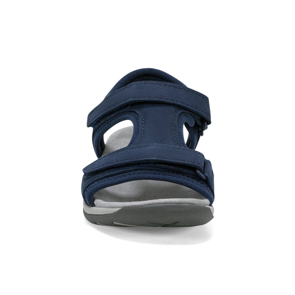 Easy Spirit Saffy Flat Sandals Dark Blue