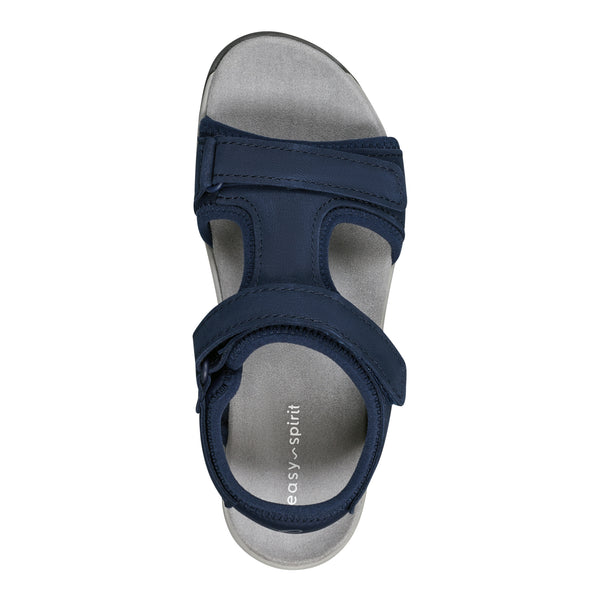 Easy Spirit Saffy Flat Sandals Dark Blue