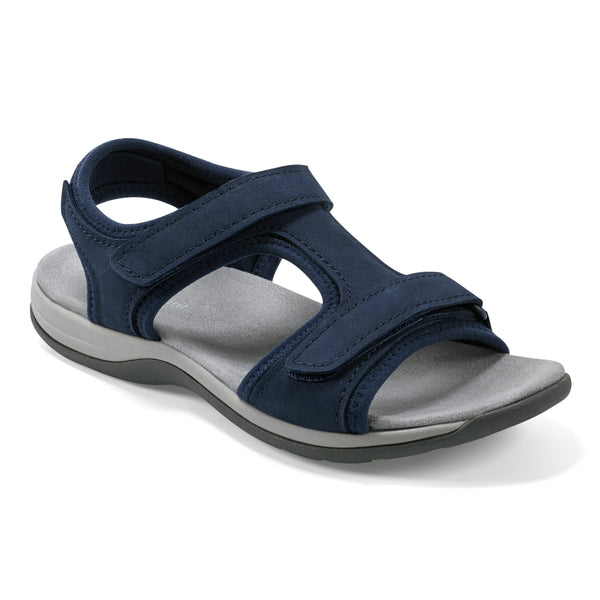 Easy Spirit Saffy Flat Sandals Dark Blue