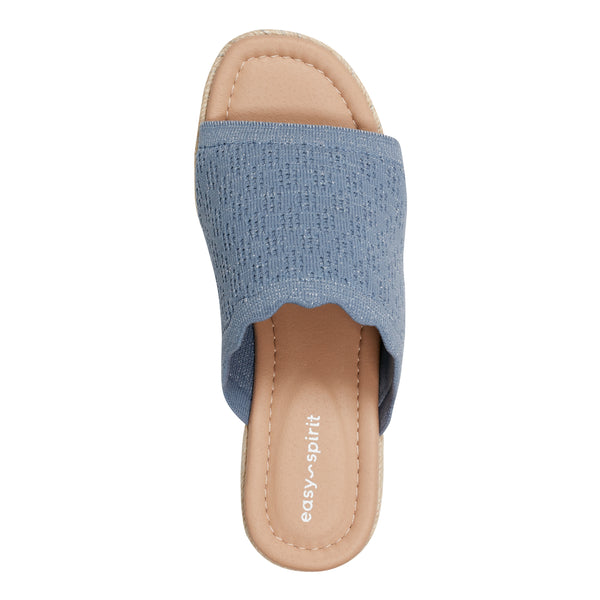 Easy Spirit Shanice Wedge Sandals Blue