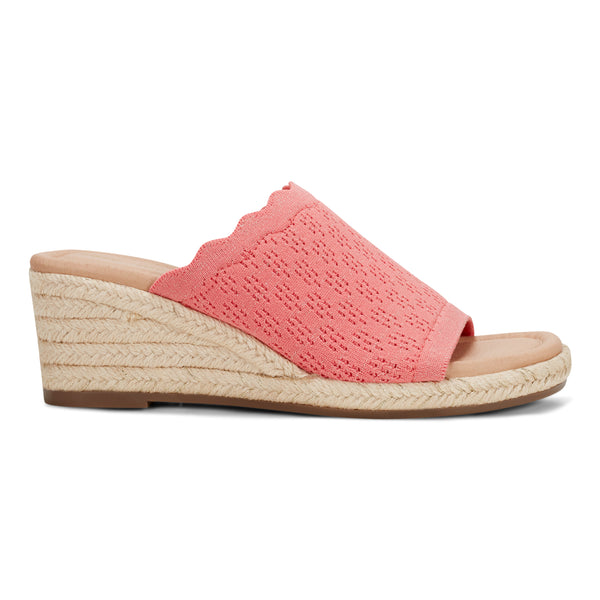 Easy Spirit Shanice Wedge Sandals Coral